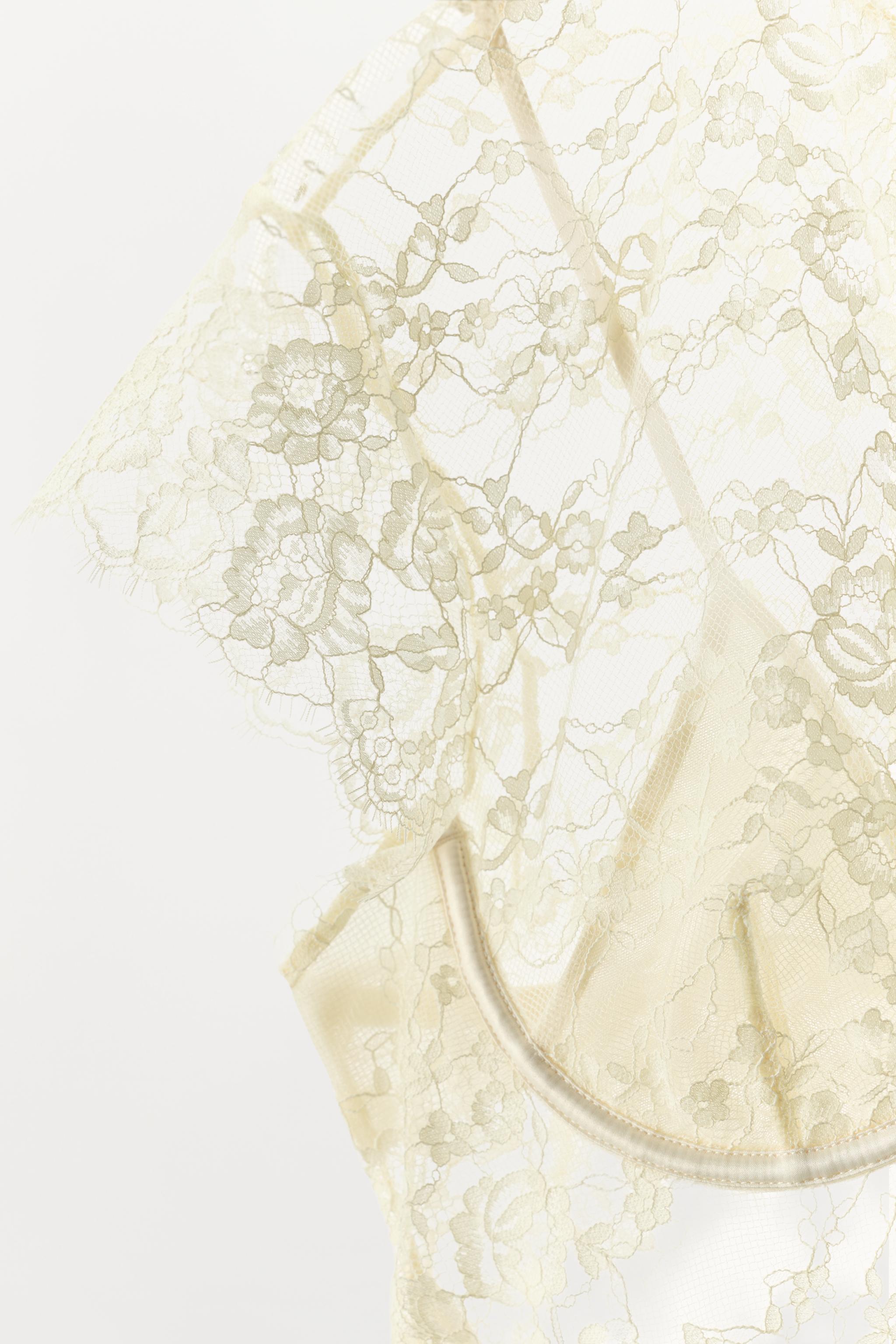 BODY À ARMATURES ET DENTELLE COMBINÉE